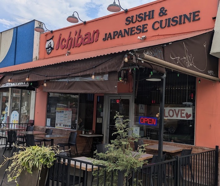 Restaurant frontage in Uptown